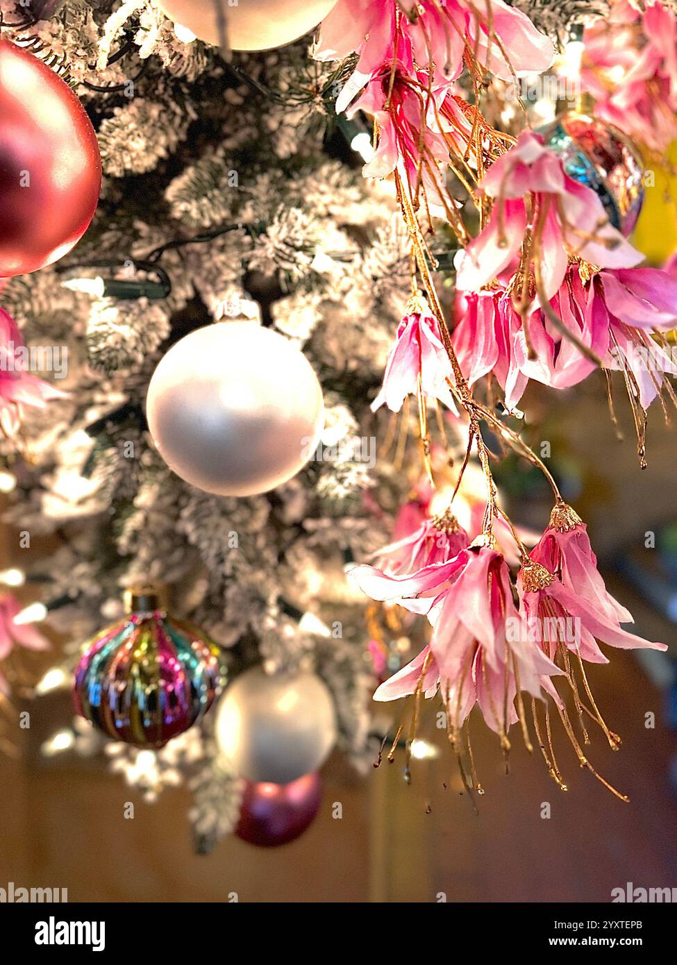 Décorations de Noël. - Image de stock capturée avec un smartphone