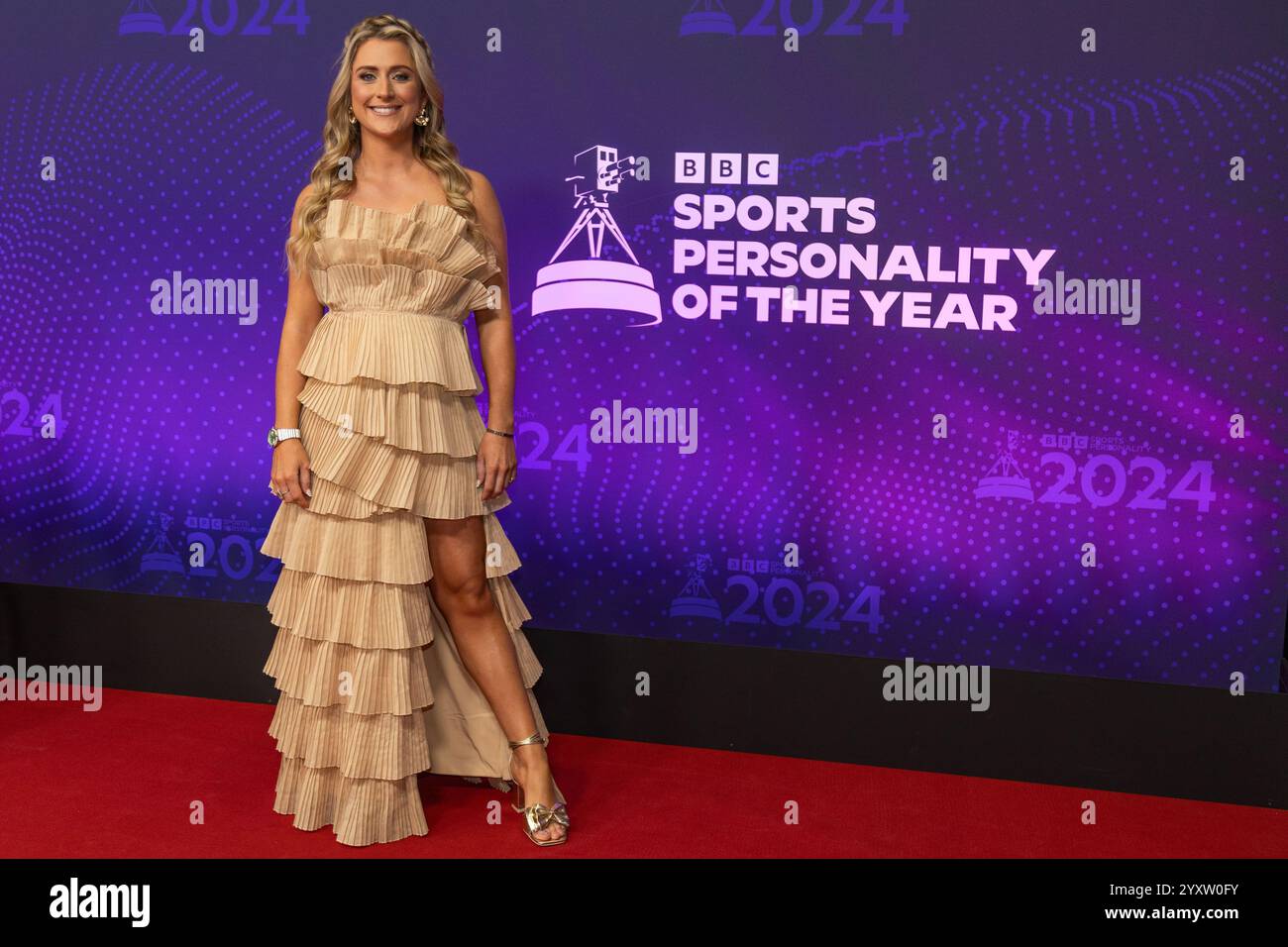 Manchester, Royaume-Uni. 17 décembre 2024. Laura Kenny à la BBC Sports Personality of the Year 2024 crédit : Craig Hawkhead/Alamy Live News Banque D'Images