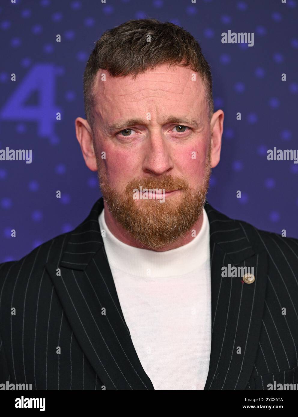 Salford, Royaume-Uni. 17 décembre 2024. Bradley Wiggins arrive au BBC Sports Personality of the Year 2024, MediaCityUK. Crédit : Doug Peters/EMPICS/Alamy Live News Banque D'Images