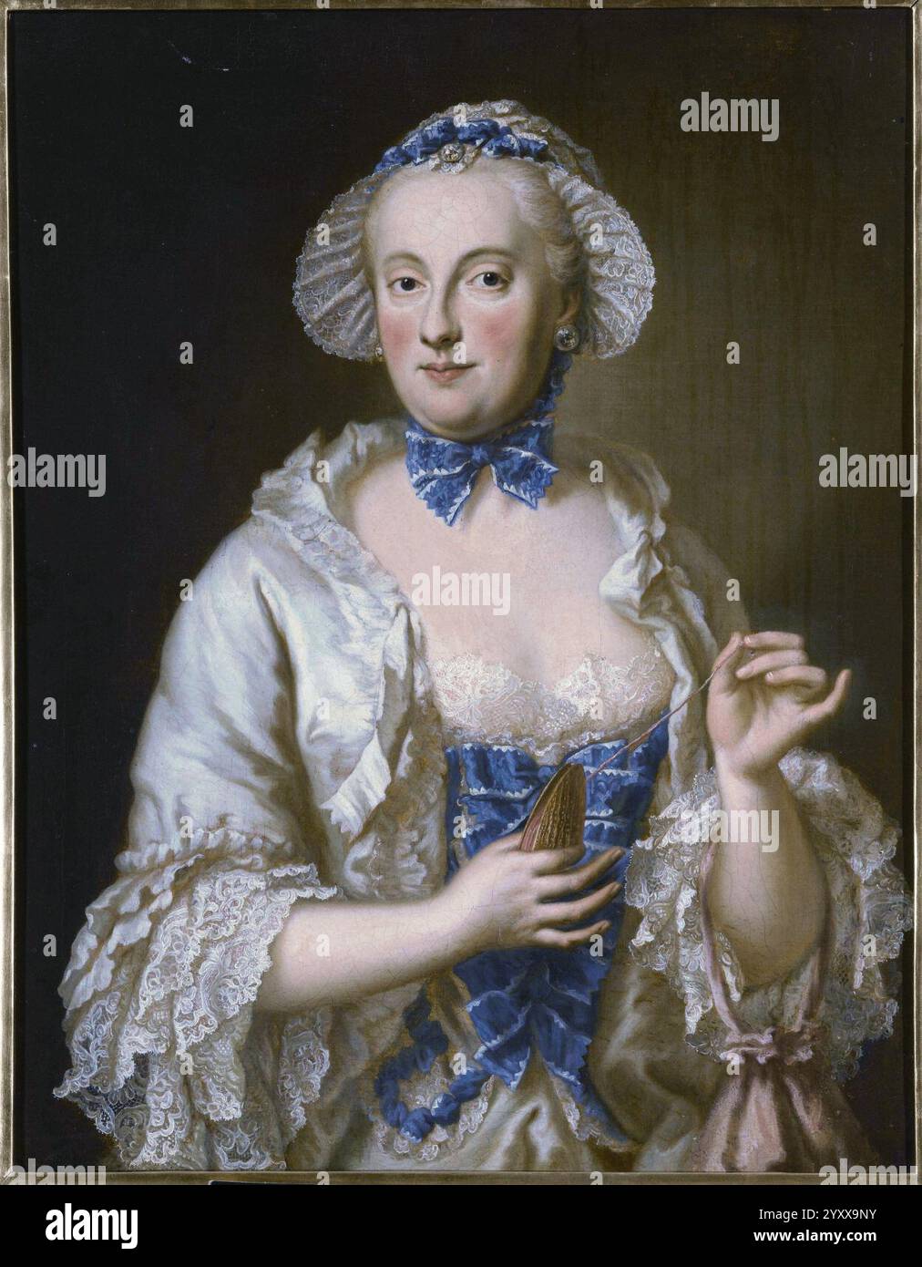 Desmarées - Maria Anna Sophie de Saxe - Versailles MV 5066 Banque D'Images