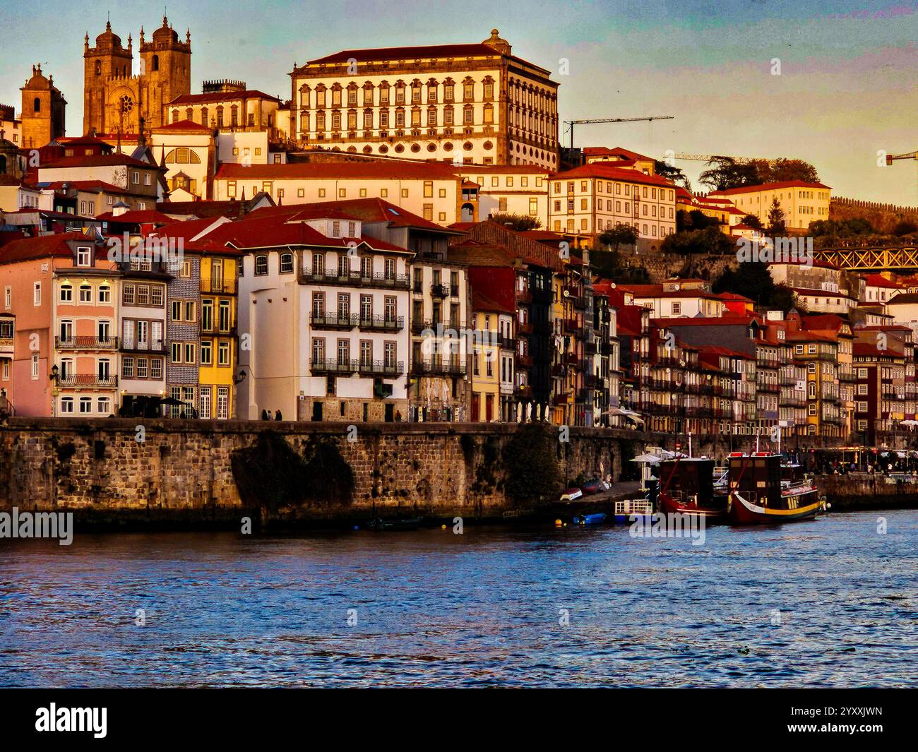 Fleuve Douro au Portugal Banque D'Images