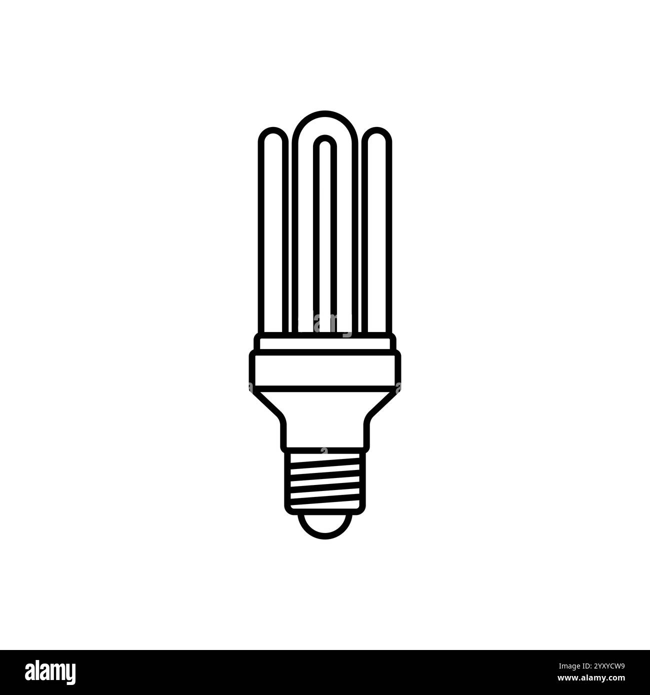 Ampoules électriques. Vecteur d'icône d'ampoule Illustration de Vecteur