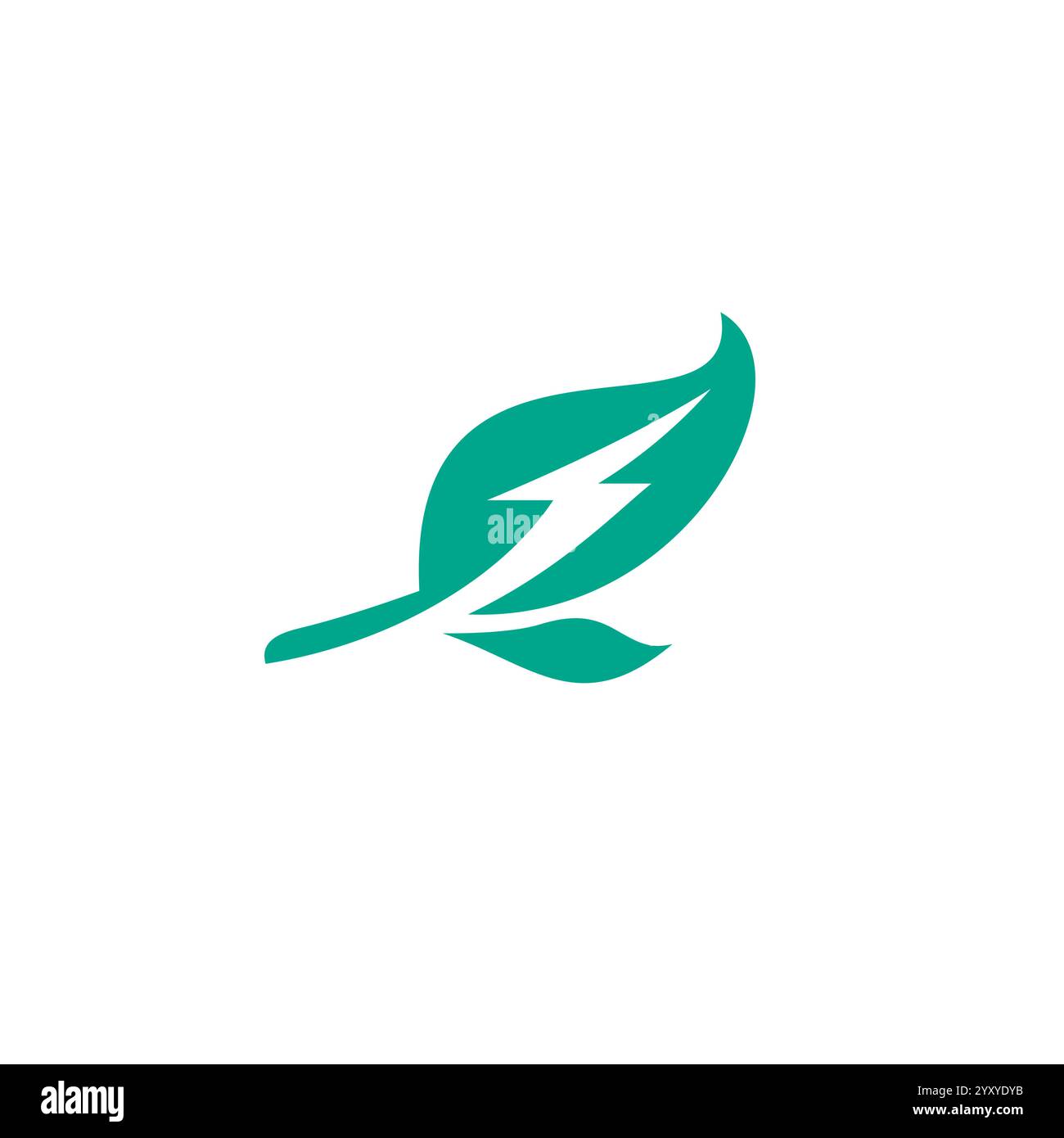 icône vectorielle de logo eco energy. logo natural power avec feuille. Illustration de Vecteur