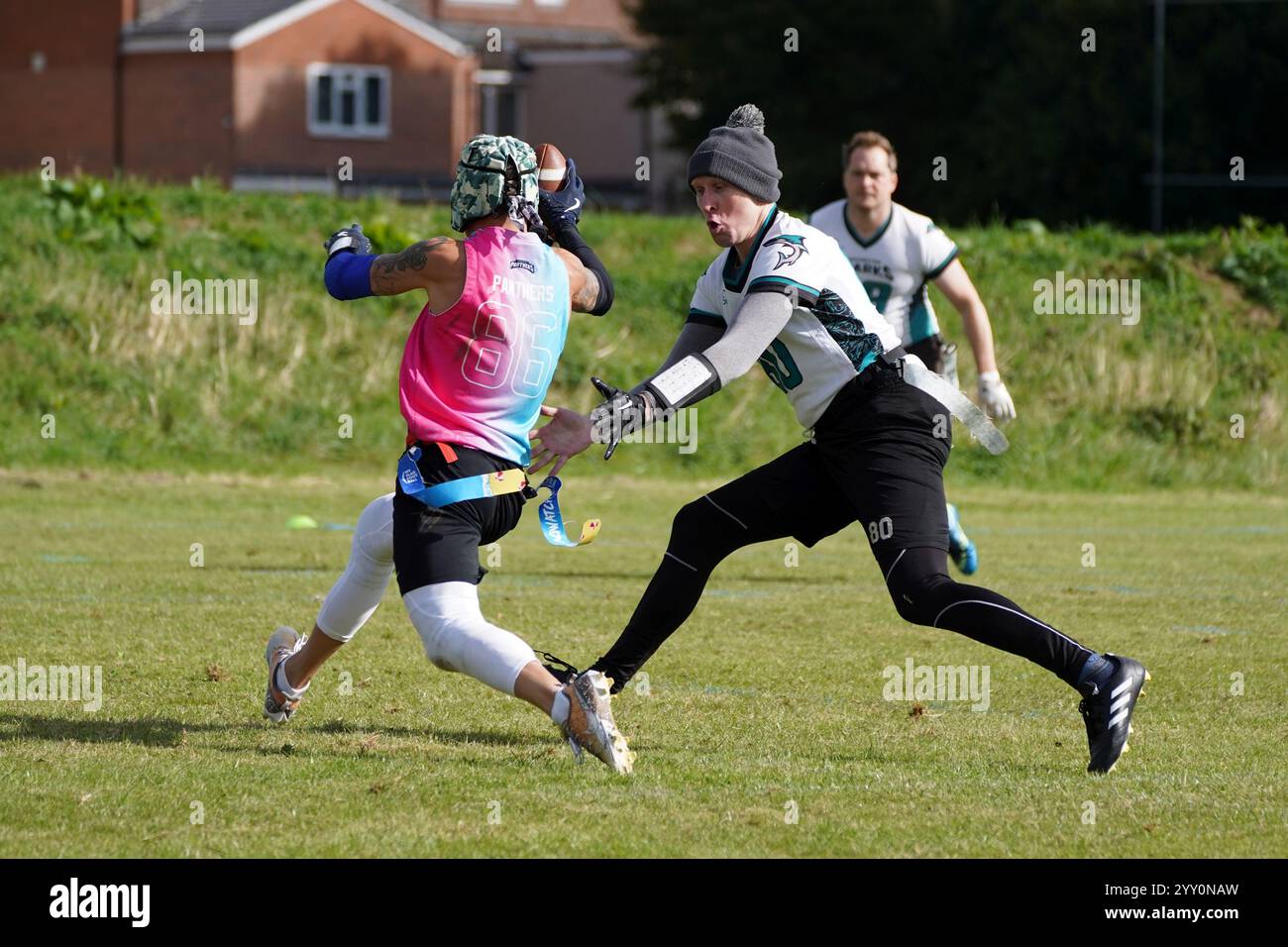 Tournoi de football drapeau, Coventry UK, 28 septembre 2024 Banque D'Images