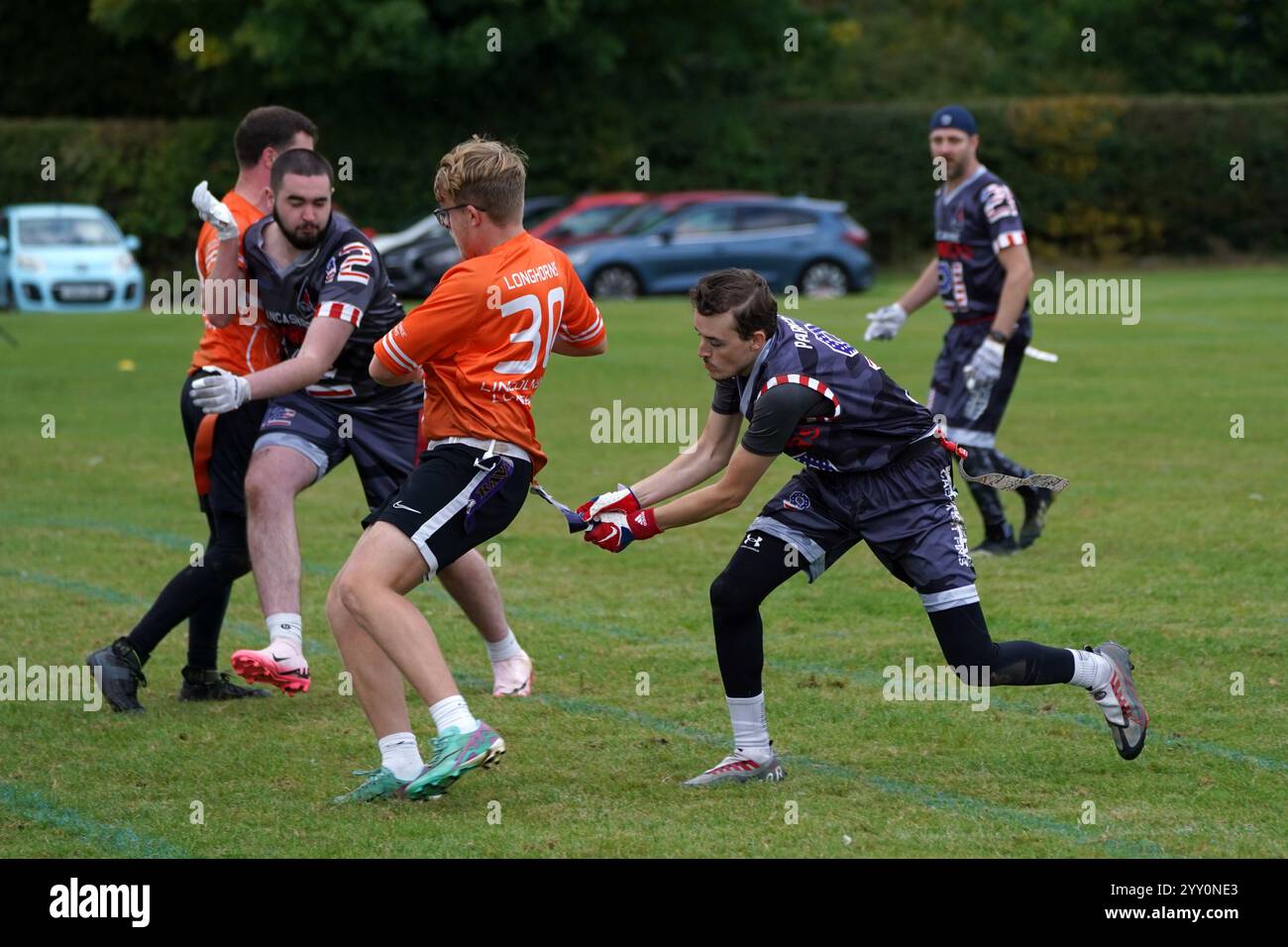 Tournoi de football drapeau, Coventry UK, 28 septembre 2024 Banque D'Images