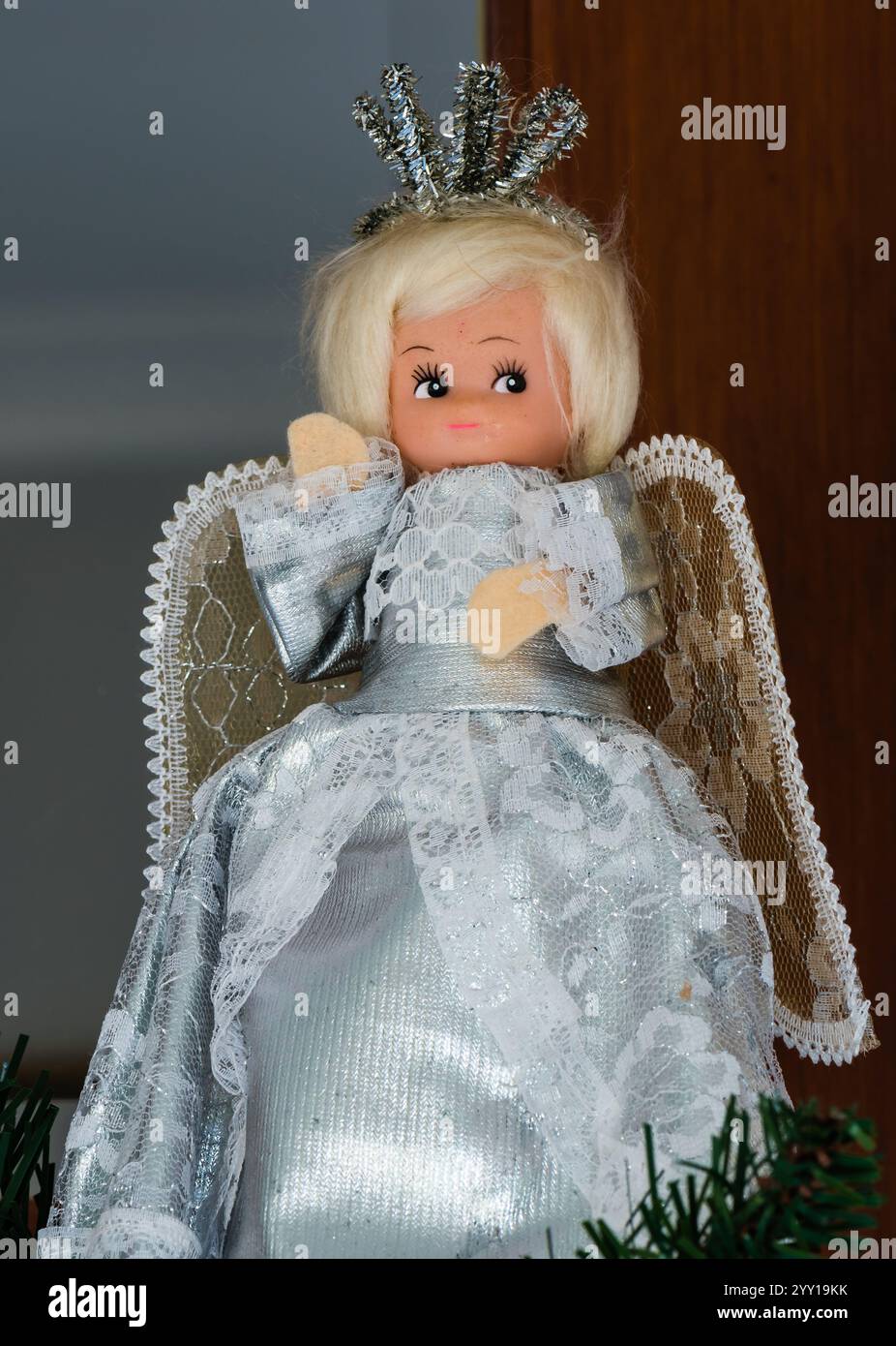 Décorations de maison de Noël. Banque D'Images