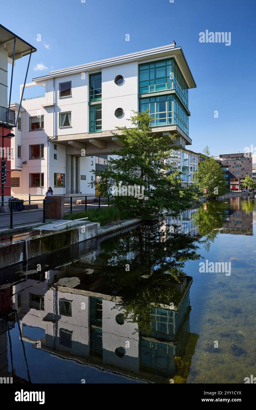 Hytten 8, conçu par Carsten Andersson Arkitekter, 2005 ; Rodergatan, Malmö, Suède Banque D'Images