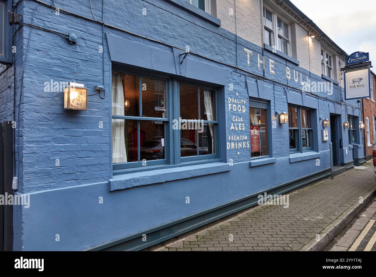 The Bull pub, Bull Street, Stratford upon Avon, Warwickshire, Angleterre, ROYAUME-UNI Banque D'Images