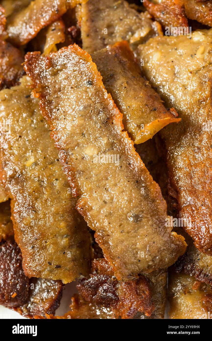 Viande gyro grillée grecque grillée rasée pour manger Banque D'Images
