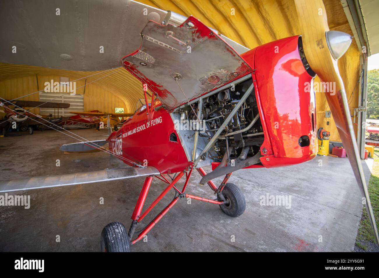 De Havilland DH-82A Tiger Moth II G-ACDB Old Rhinebeck Aerodrome New York Banque D'Images