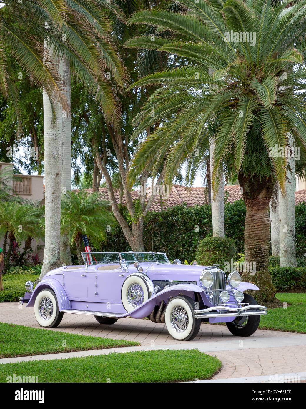 Entièrement restauré 1931 Model J Duesenberg Sedan, Naples, Floride, États-Unis Banque D'Images