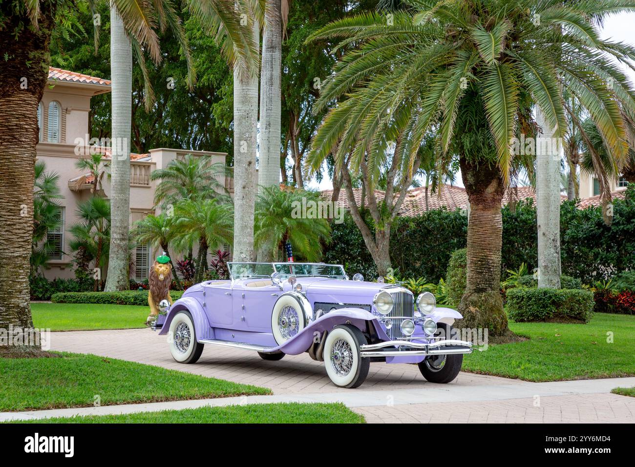 Entièrement restauré 1931 Model J Duesenberg Sedan, Naples, Floride, États-Unis Banque D'Images