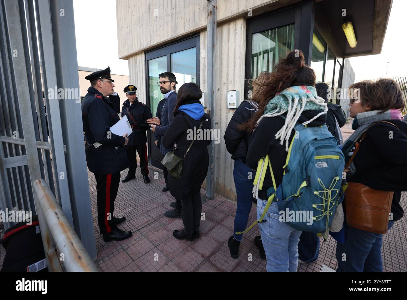 Palerme, Italie. 20 décembre 2024. Il Vicepresidente del Consiglio dei ministri della Repubblica Italiana Matteo Salvini al suo arrivo al processo Open Arms Dove si attende la sentenza a Palermo, Italia - 20 Dicembre 2024 - cronaca (foto di Alberto Lo Bianco/LaPresse) Vice-premier ministre italien Matteo Salvini à son arrivée au procès Open Arms où le procès est attendu à Palermo, Italie du Sud - 20 décembre 2024 - News by Alberto/LaPresse (News) Alsento/LaPresse Banque D'Images