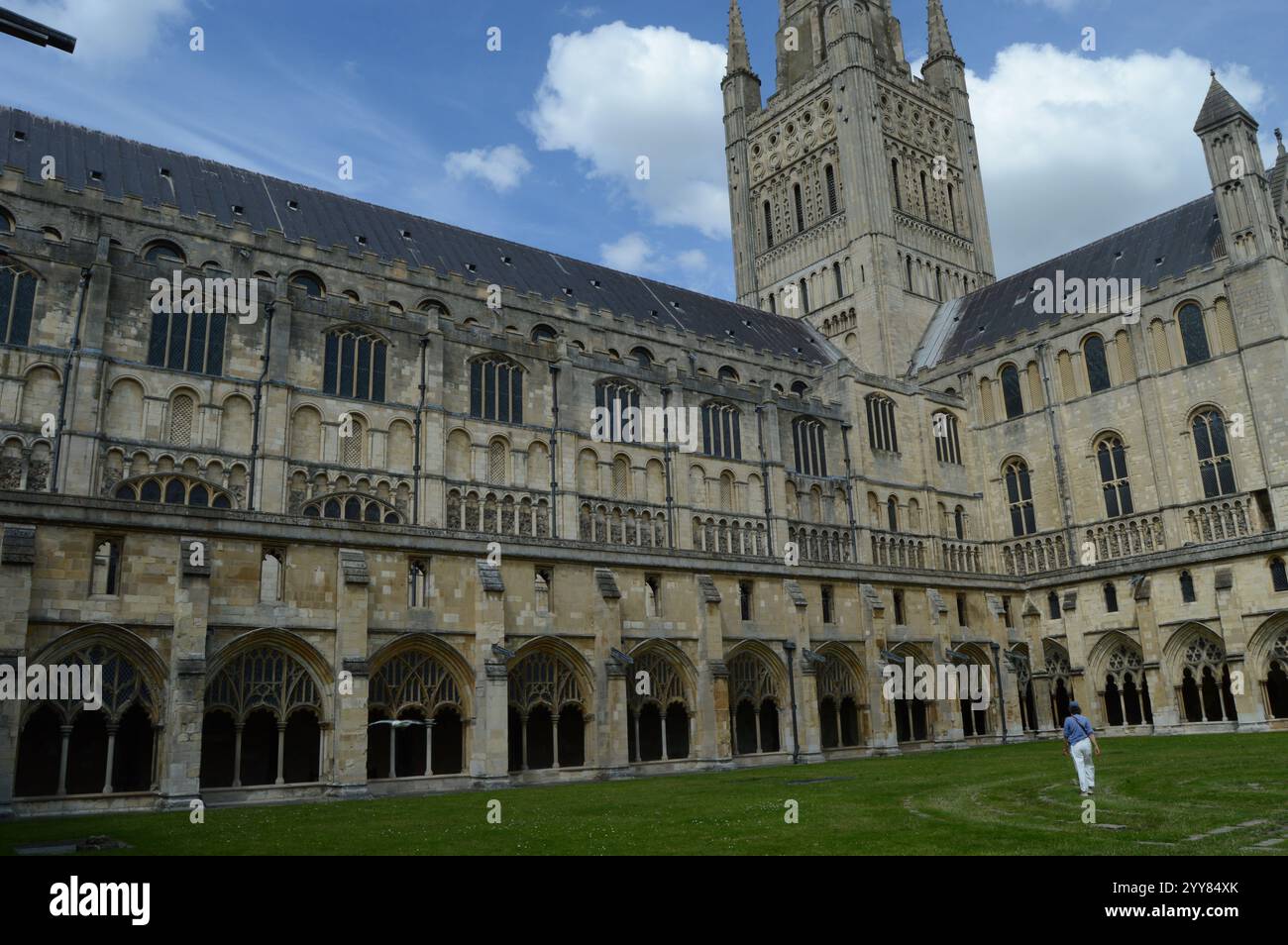 Cathédrale de Norwich, Norwich, Angleterre Banque D'Images