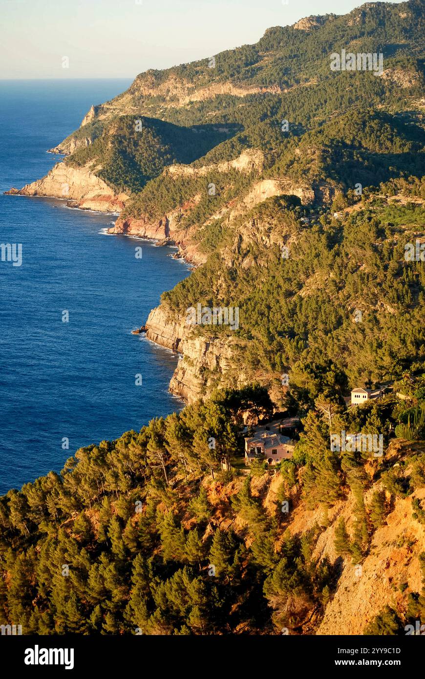 Côte nord rocheuse de Majorque, Espagne Banque D'Images