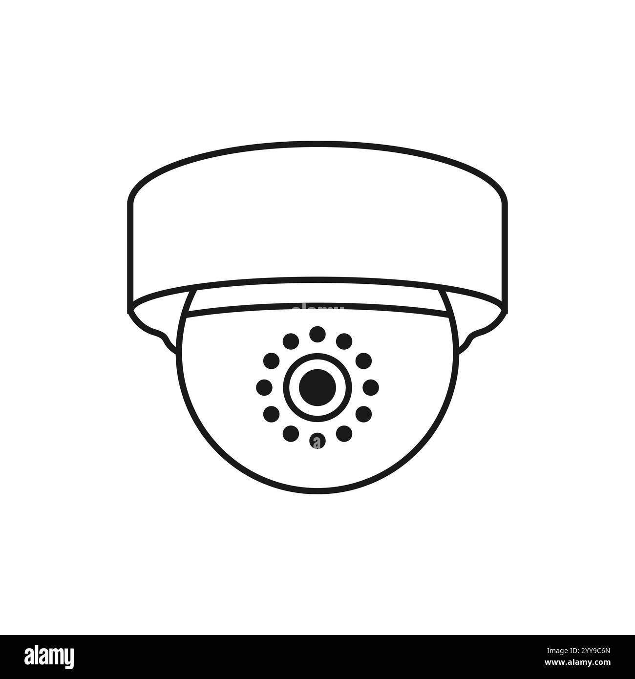 Modèle de conception de logo vectoriel d'icône CCTV. Contour modifiable Illustration de Vecteur Modèle de conception de logo vectoriel d'icône CCTV. Contour modifiable Illustration de Vecteur