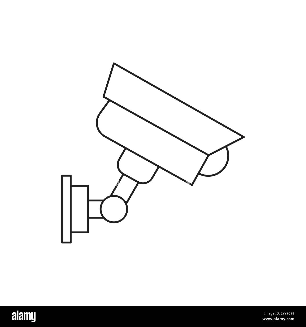 Modèle de conception de logo vectoriel d'icône CCTV. Contour modifiable Illustration de Vecteur Modèle de conception de logo vectoriel d'icône CCTV. Contour modifiable Illustration de Vecteur