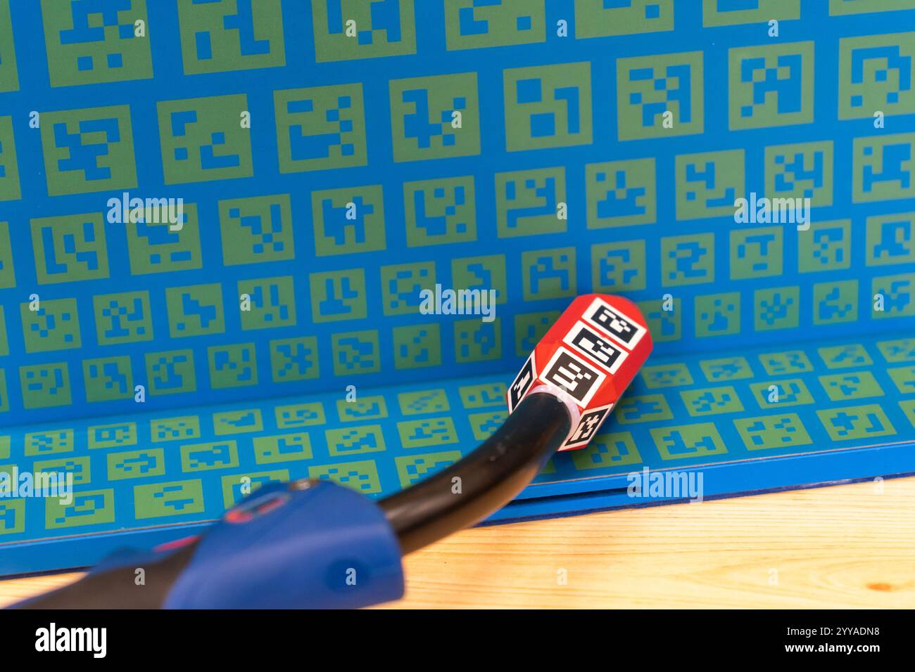 Présentation pratique avec un simulateur de soudage Banque D'Images