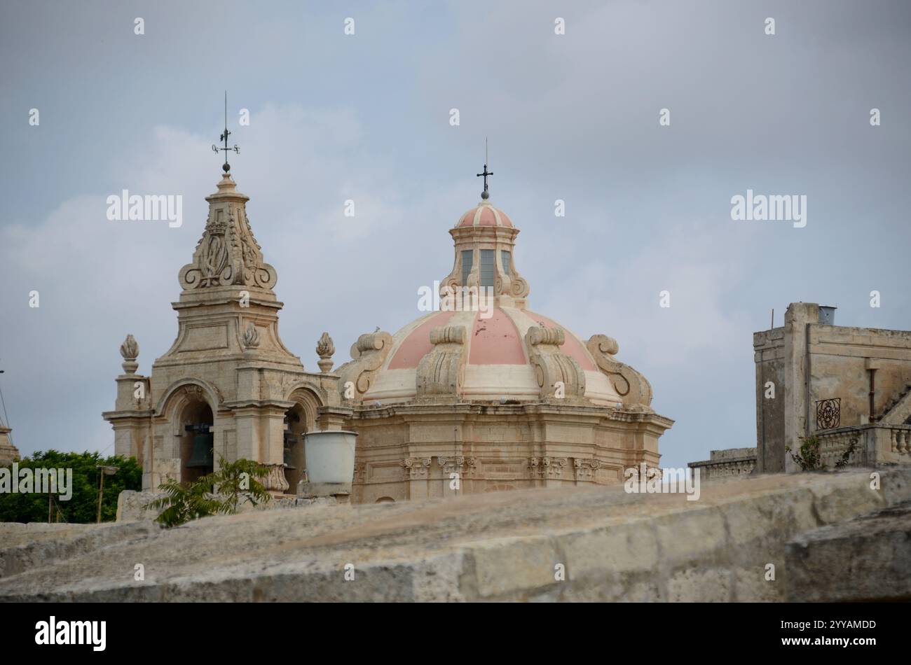 Cathédrale Saint-Paul, Mdina, Malte, Europe Banque D'Images