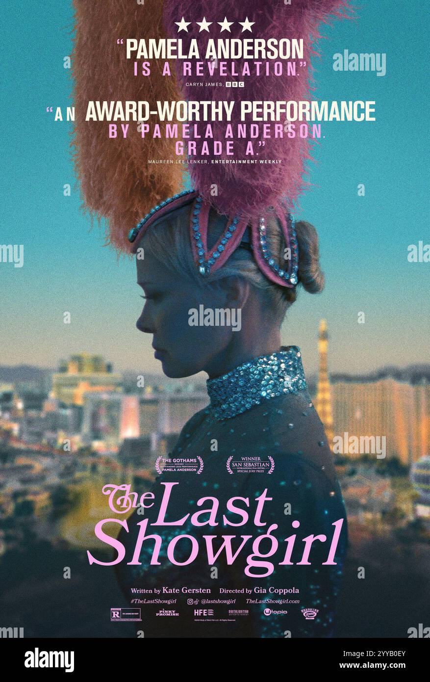 DATE DE SORTIE : 10 janvier 2025. TITRE : la dernière showgirl. STUDIO : Utopia. RÉALISATEUR : Gia Coppola. INTRIGUE : une showgirl chevronnée doit planifier son avenir lorsque son spectacle se ferme brusquement après une course de 30 ans. EN VEDETTE : PAMELA ANDERSON dans le rôle de Shelly. (Crédit image : © Utopia/Entertainment Pictures/ZUMAPRESS.com) USAGE ÉDITORIAL UNIQUEMENT ! Non destiné à UN USAGE commercial ! Banque D'Images