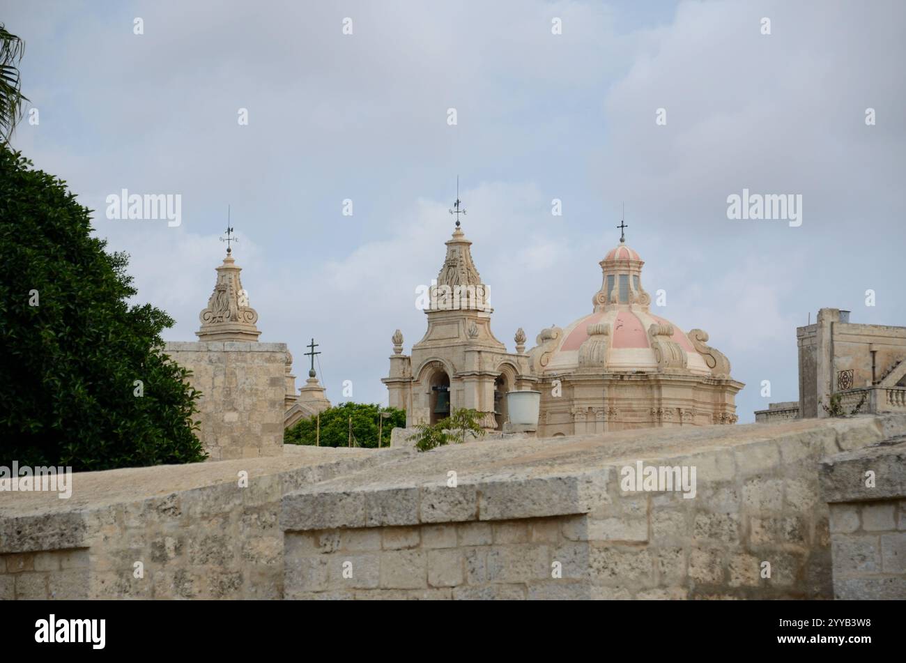Cathédrale od St Paul, Mdina, Malte, Europe Banque D'Images