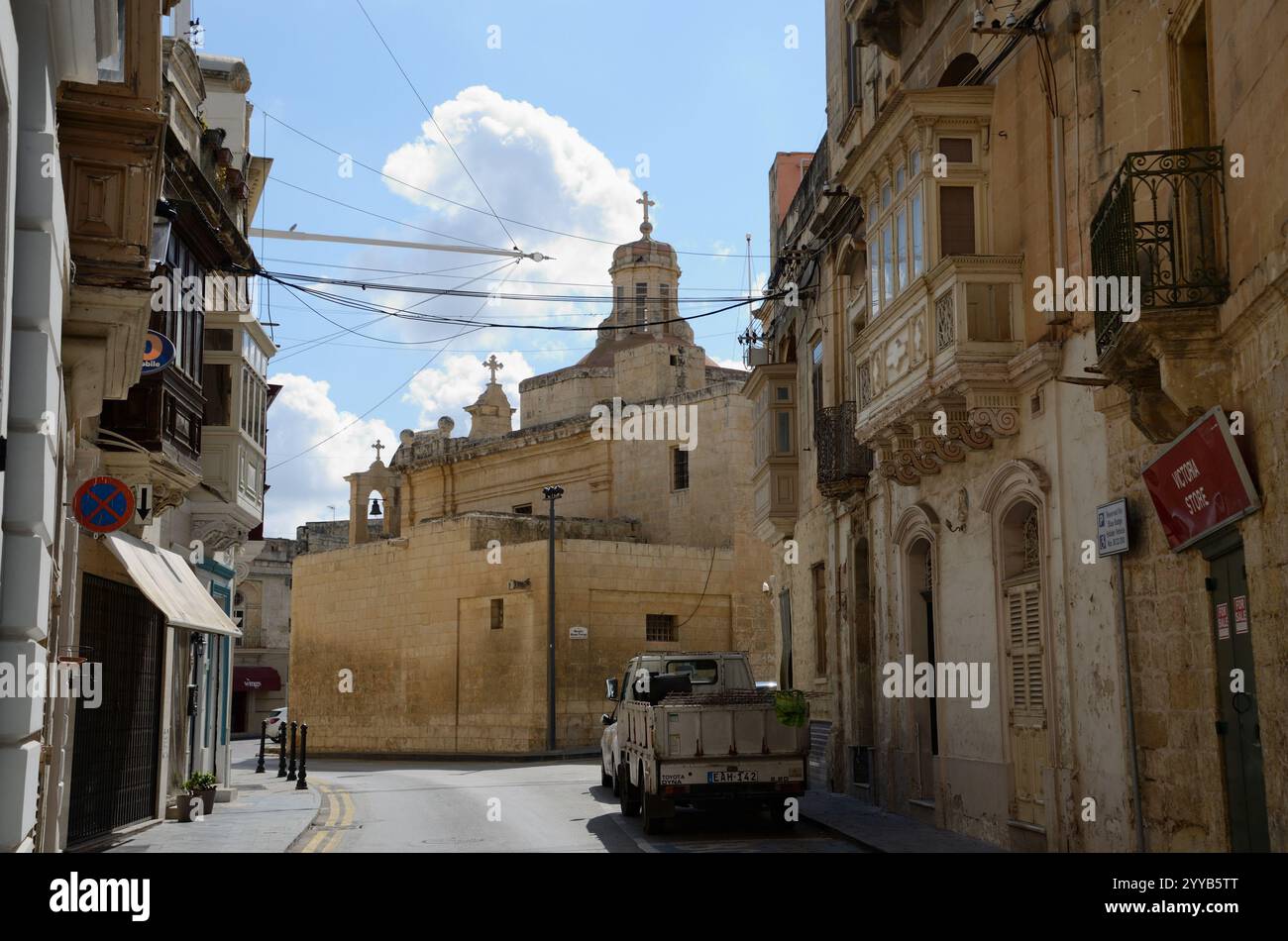 Église Saint François, Triq il-Kbira, Curmi-Qormi, Malte, Europe Banque D'Images