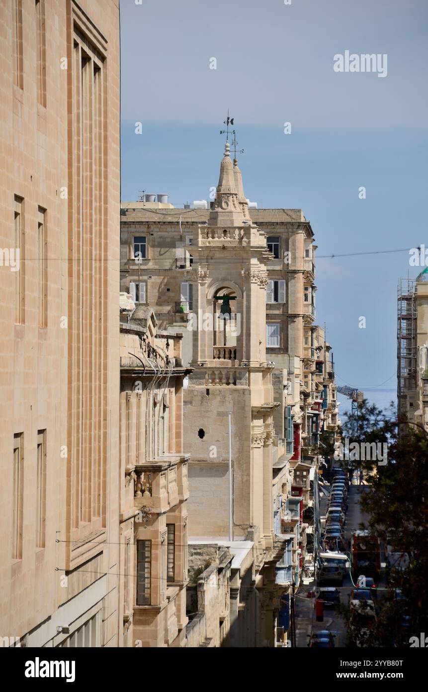 Old Bakery Street, Valletta, Malta, Europe Banque D'Images