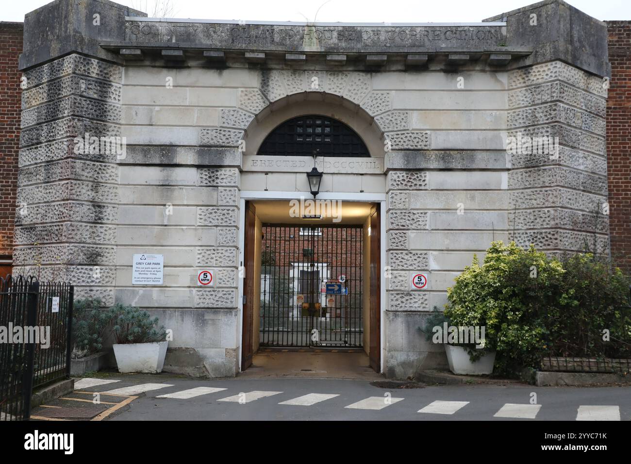 H M prison Canterbury, 46 Longport, Canterbury CT1 1PJ Banque D'Images