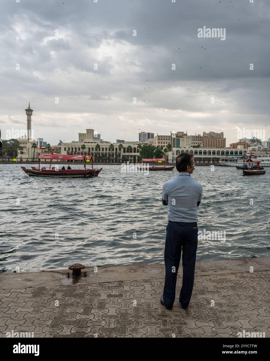 Dubai Creek, Deira, Dubaï, Émirats arabes Unis Banque D'Images