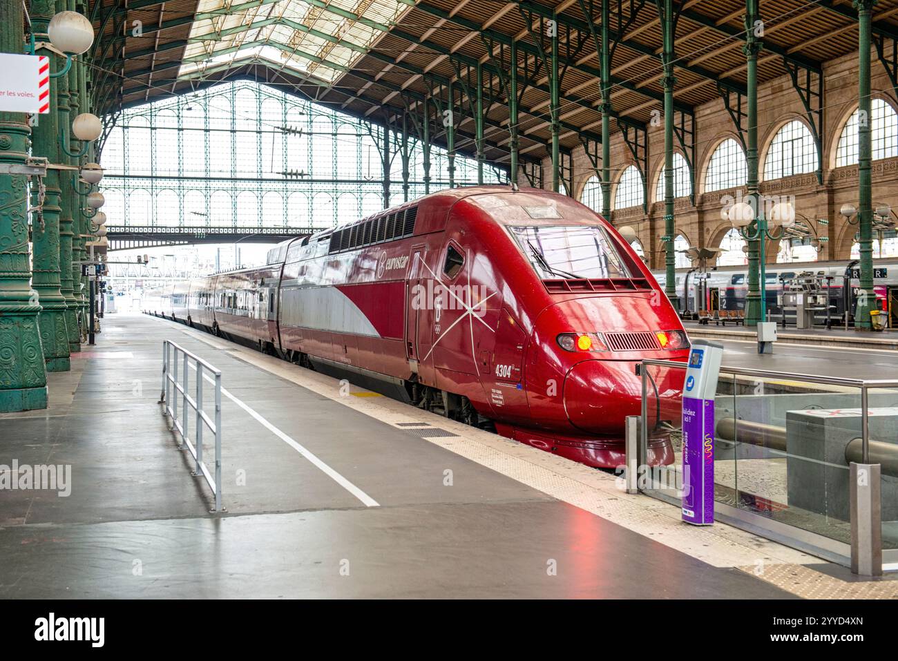 La Gare du Nord au coeur de Paris, France Banque D'Images