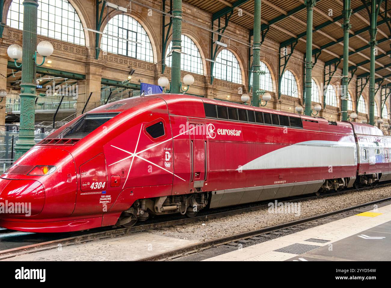 La Gare du Nord au coeur de Paris, France Banque D'Images