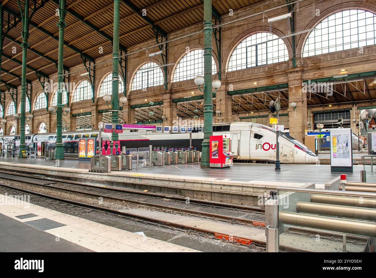 La Gare du Nord au coeur de Paris, France Banque D'Images