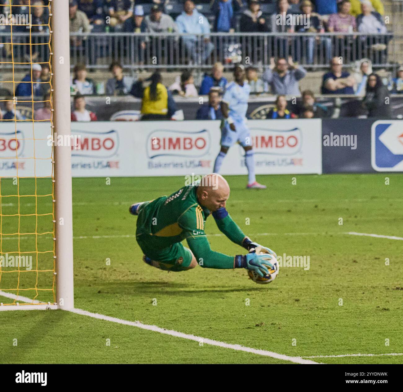 CHESTER, PA, États-Unis - 28 SEPTEMBRE 2024 : MLS match entre Philadelphia Union et Atlanta United FC au Subaru Park. ***USAGE ÉDITORIAL SEULEMENT*** Banque D'Images