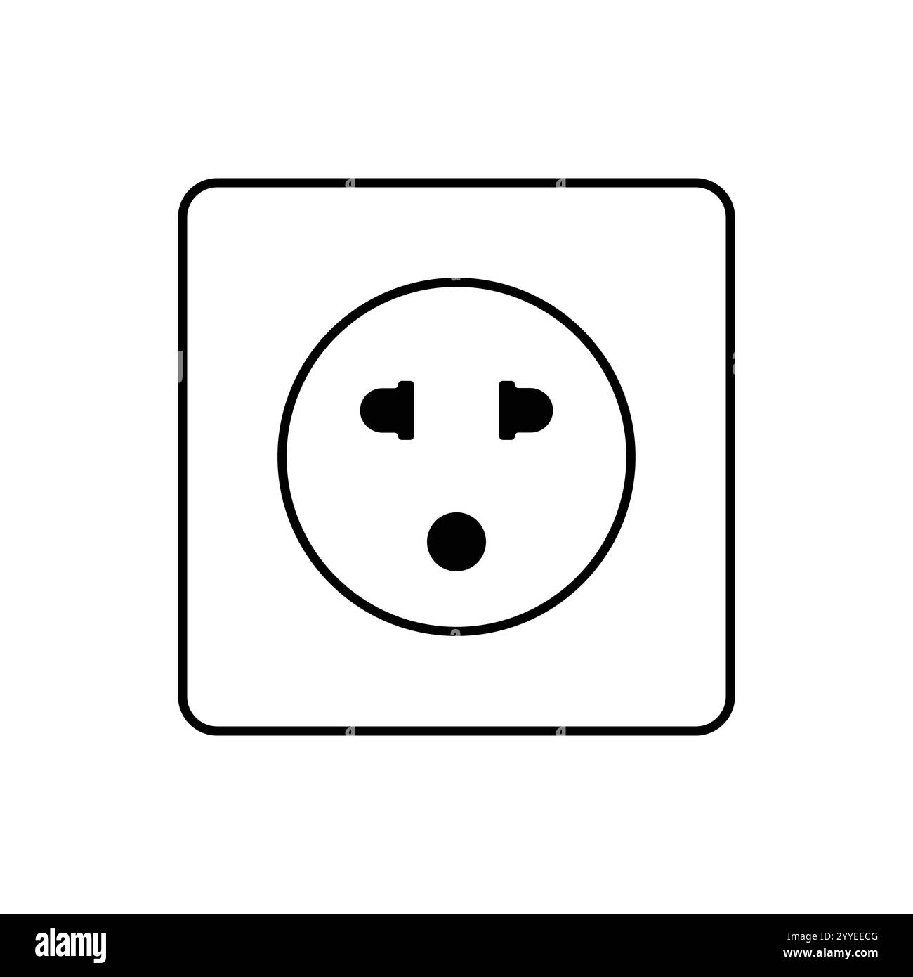 prise, prise de courant, double prise, icônes définies isolées sur fond meilleur choix pour votre projet impressionnant Illustration de Vecteur