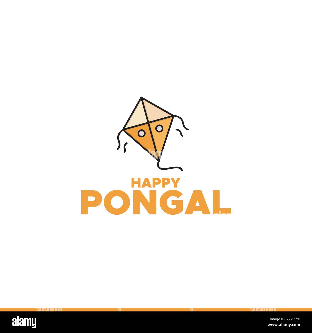 Happy Pongal, festivals indiens Makar Sankranti, Lohri, Pongal et Bohag Bihu illustration vectorielle éditable publications et bannières de médias sociaux Illustration de Vecteur