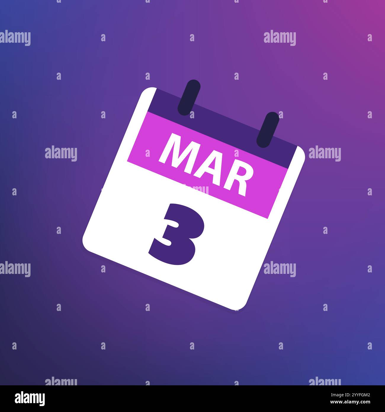 Calendrier page Design pour le jour du 3 mars - bannière, élément de conception pour le Web, Flyers, affiches, utile pour les conceptions faites pour tous les événements programmés, réunion Illustration de Vecteur Calendrier page Design pour le jour du 3 mars - bannière, élément de conception pour le Web, Flyers, affiches, utile pour les conceptions faites pour tous les événements programmés, réunion Illustration de Vecteur