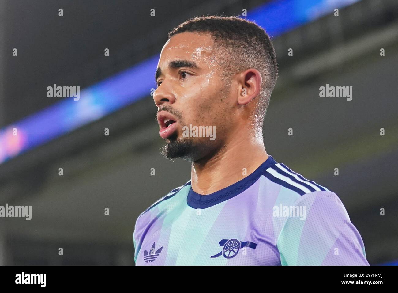 Gabriel Jesus d'Arsenal lors du match Crystal Palace FC contre Arsenal FC English premier League à Selhurst Park, Londres, Angleterre, Royaume-Uni le 21 décembre 2024 Banque D'Images