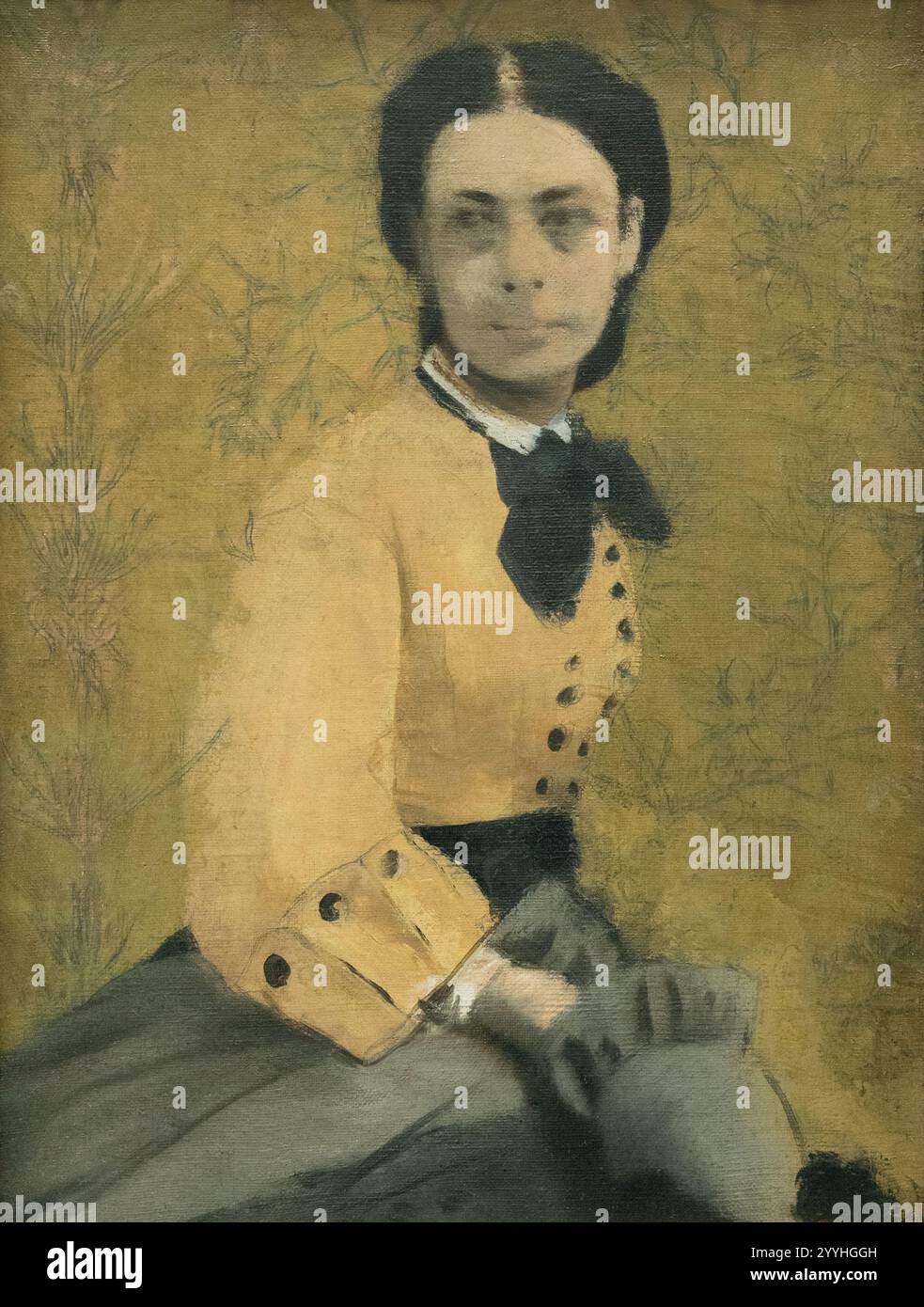Edgar Degas ; Princesse Pauline de Metternich, 1865. Degas peinture d'une princesse autrichienne. Peintre impressionniste français du XIXe siècle. Banque D'Images