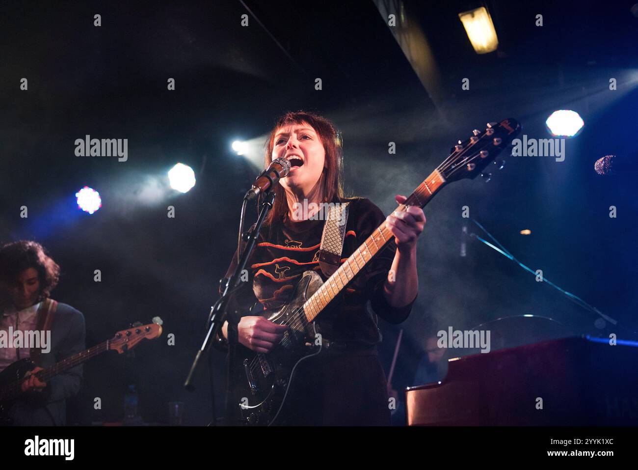 Angel Olsen en concert à la Manchester Academy, le 14 octobre 2016 Banque D'Images