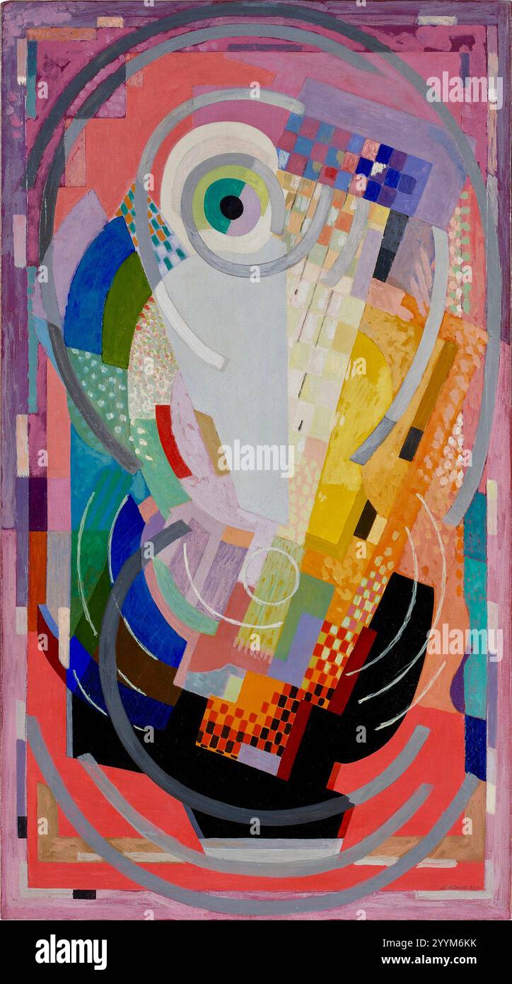 Albert Gleizes - forme-rythme, les roses - 1933-1934 Banque D'Images