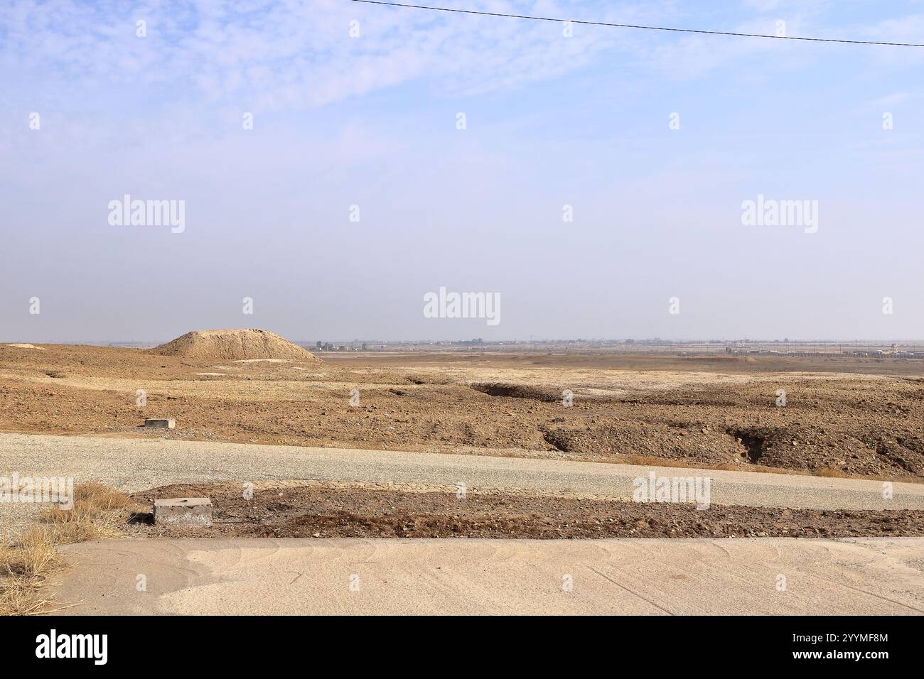 La Maison du Prophète Abraham a restauré ziggourat dans l'ancien Ur, temple sumérien, Irak Banque D'Images