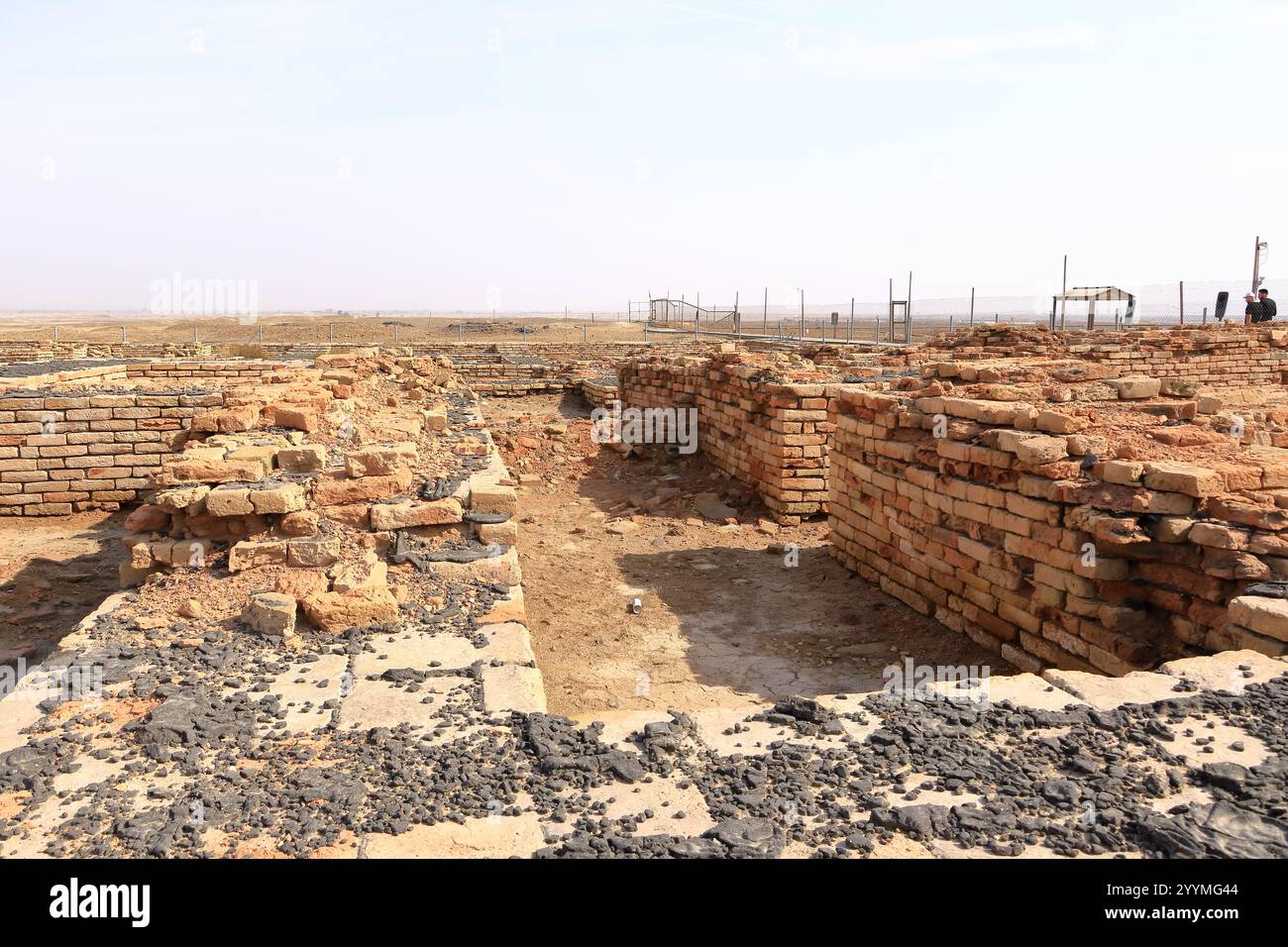 Le musée Ennigaldi-Nanna à côté du ziggourat dans l'ancien Ur, temple sumérien, Irak Banque D'Images