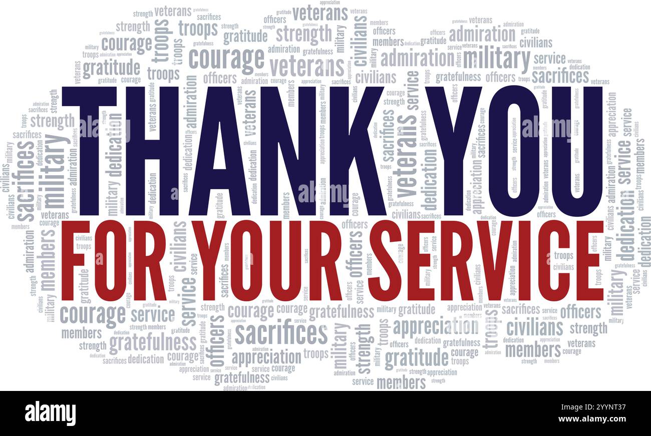 Merci pour votre Service TYFYS Word Cloud conceptuel design isolé sur fond blanc. Illustration de Vecteur