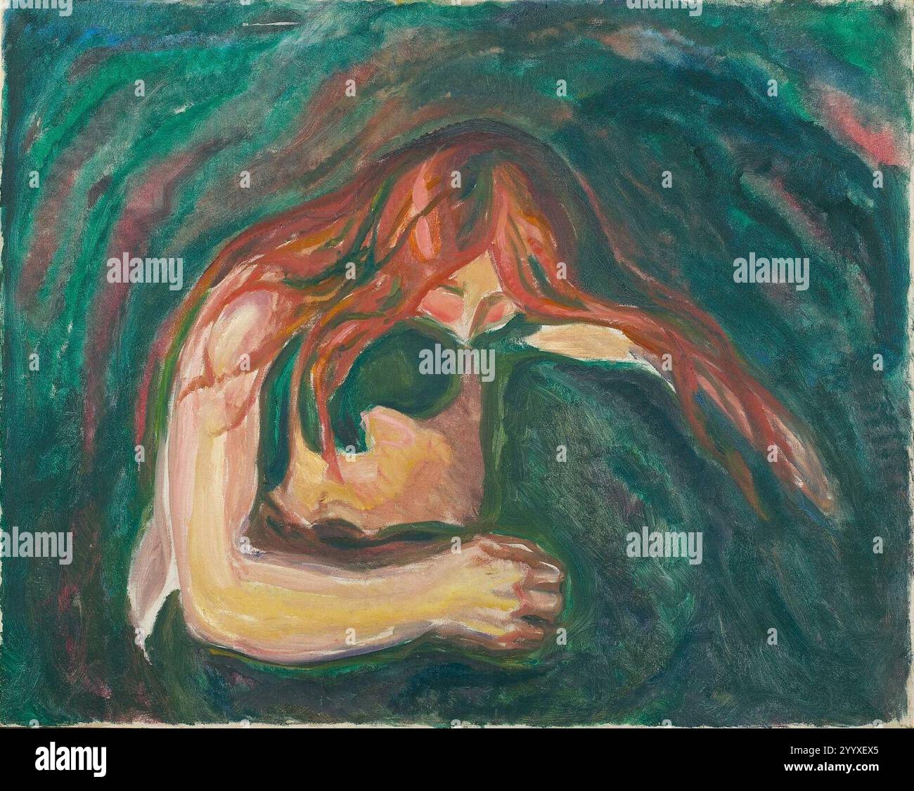 Edvard Munch - Vampire Banque D'Images
