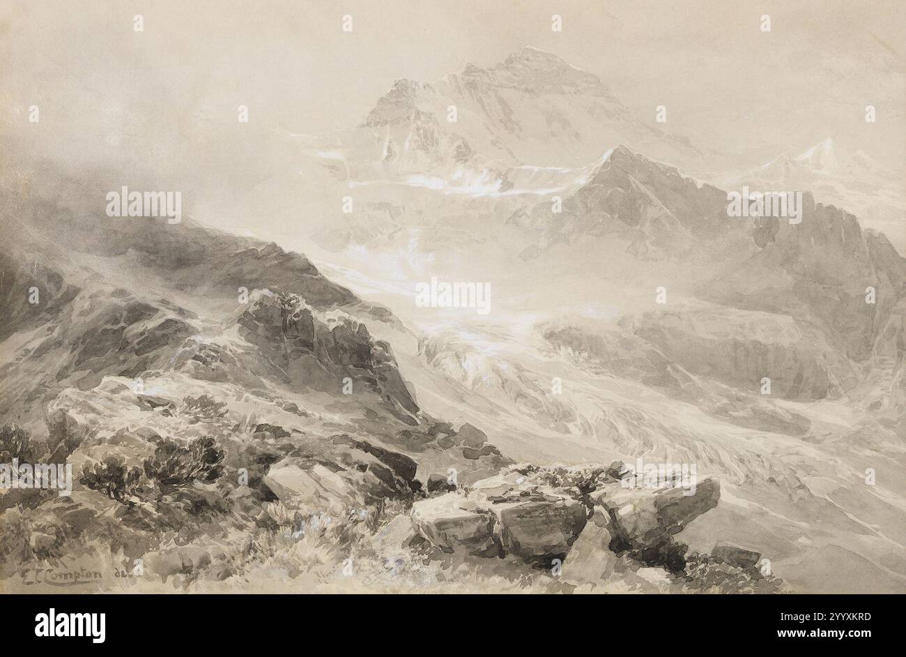 Edward Theodore Compton Jungfrau c1900. Banque D'Images