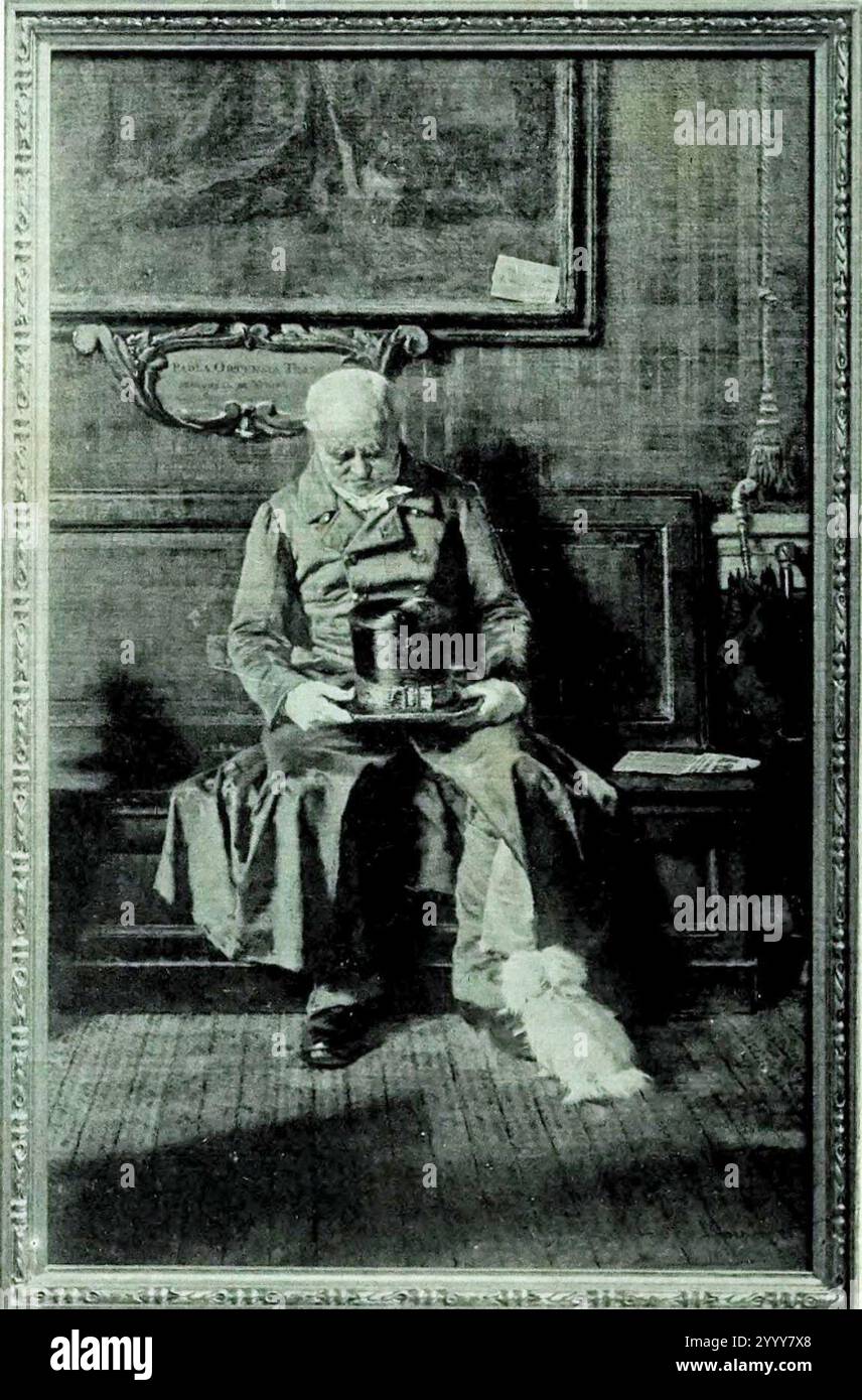 El visorin dell’Andrea, quadro di Pietro Bouvier. Banque D'Images