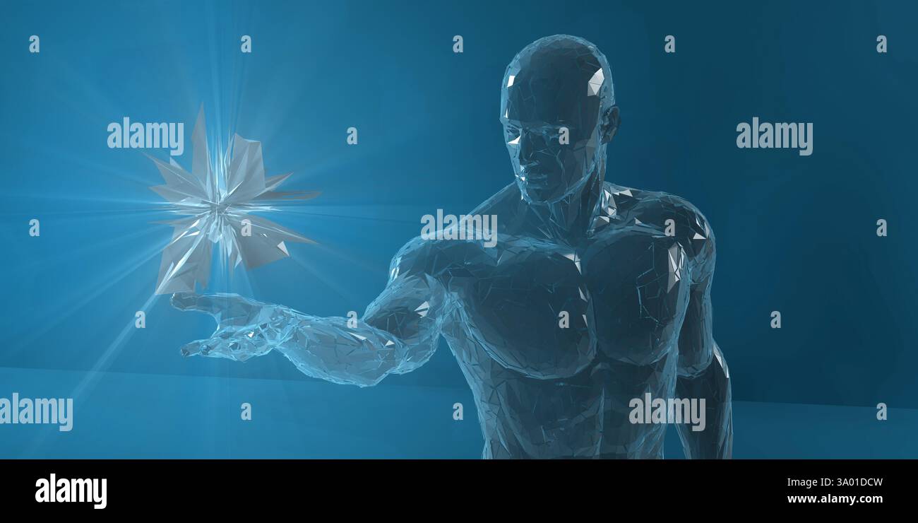 Concept de la technologie logistique comme une entreprise dans le monde entier Banque D'Images