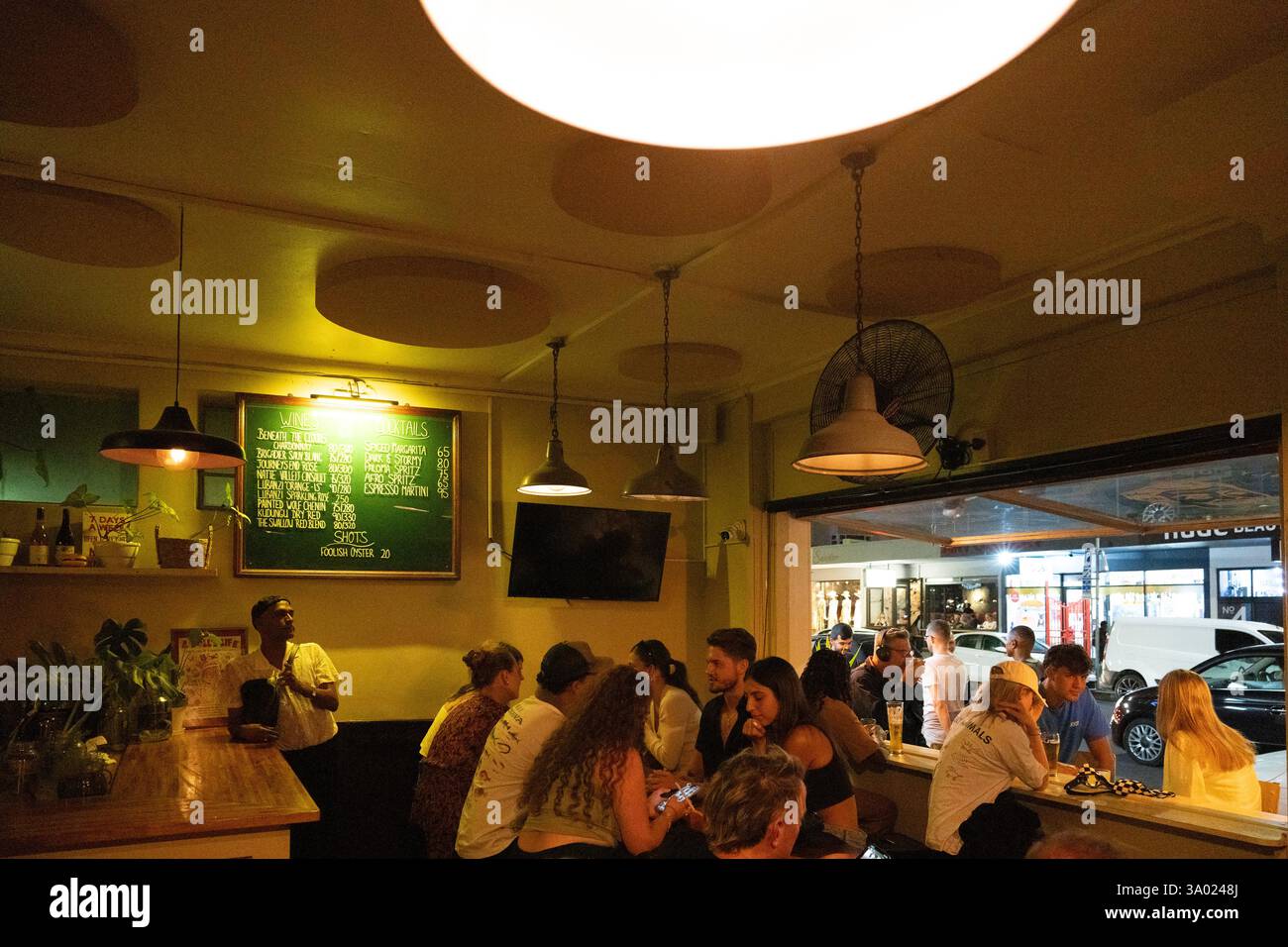 Seul Fools Burger joint à Sea point, Cape Town - Afrique du Sud Banque D'Images