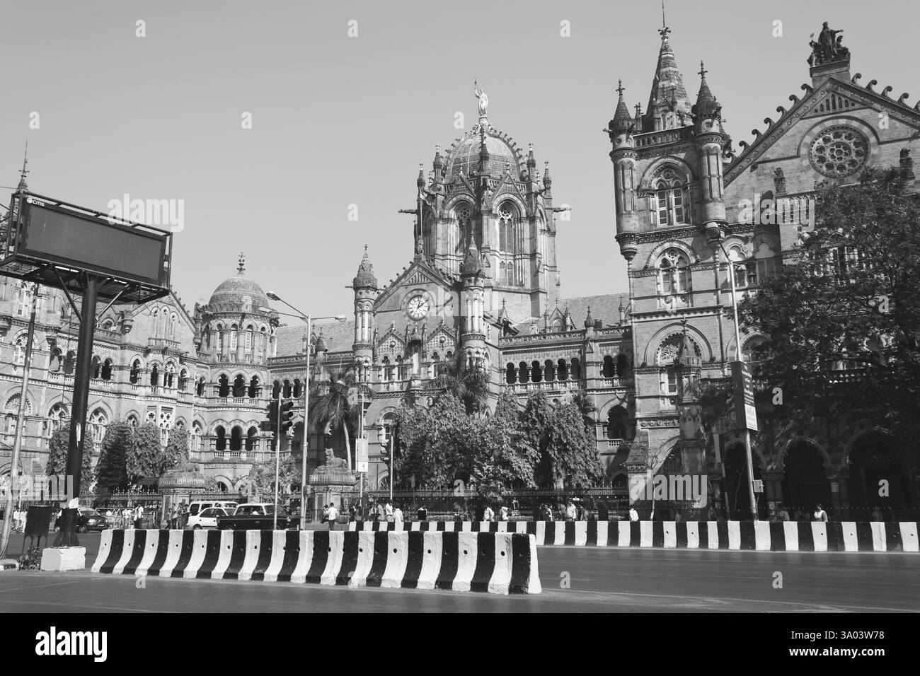 La gare Chhatrapati Shivaji Mumbai Maharashtra Inde Asie Dec 2011 Banque D'Images