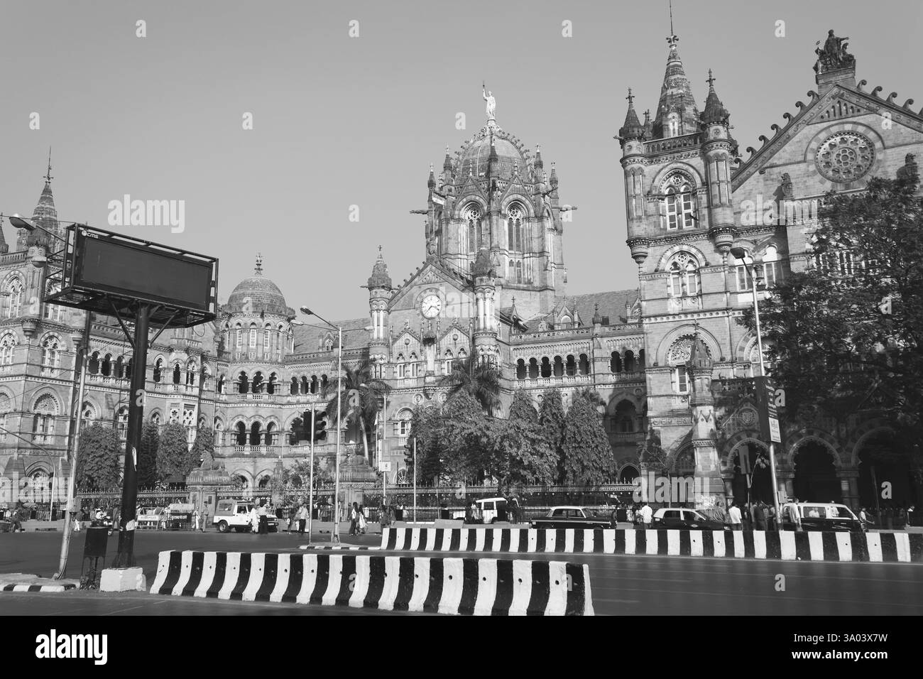 La gare Chhatrapati Shivaji Mumbai Maharashtra Inde Asie Dec 2011 Banque D'Images